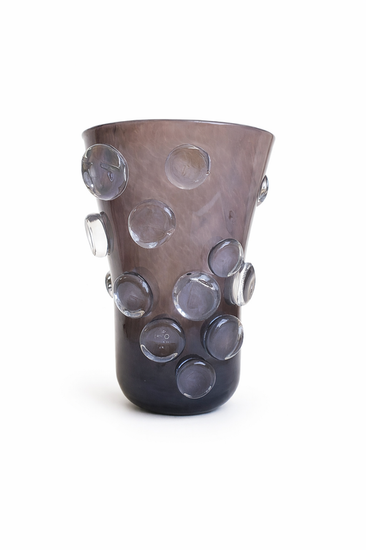 Bubble Wrap Vase in Smoky Plum