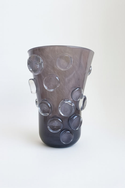 Bubble Wrap Vase in Smoky Plum