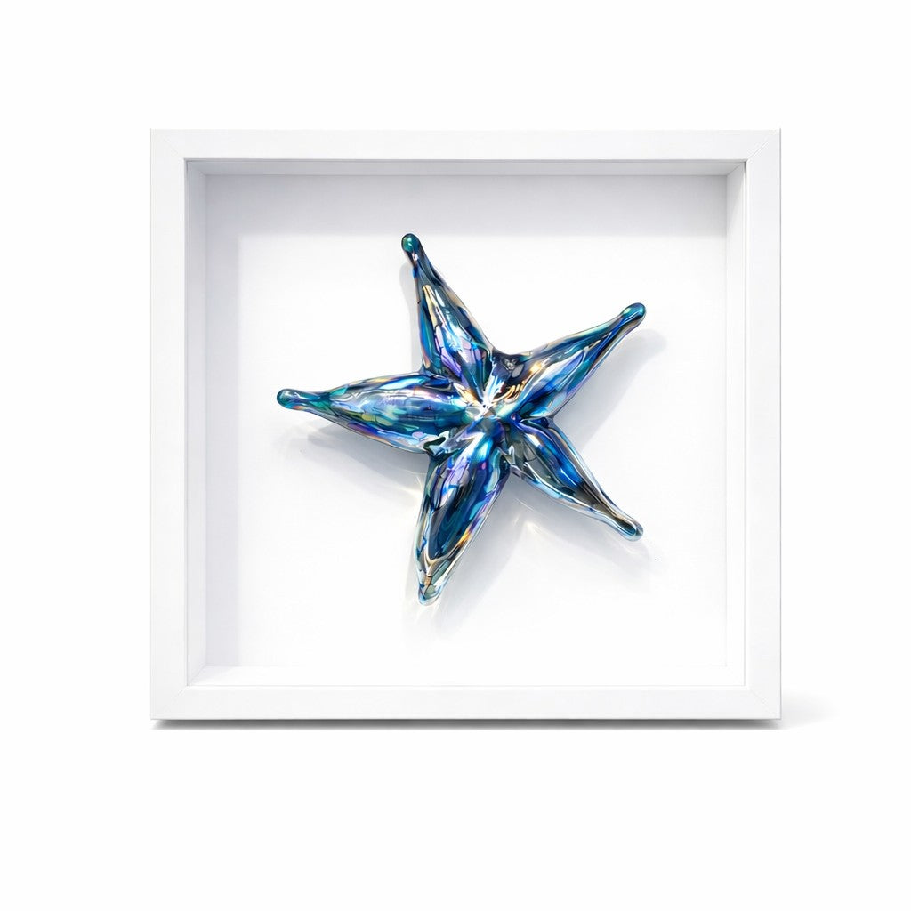 Sea Star in Silver Blue